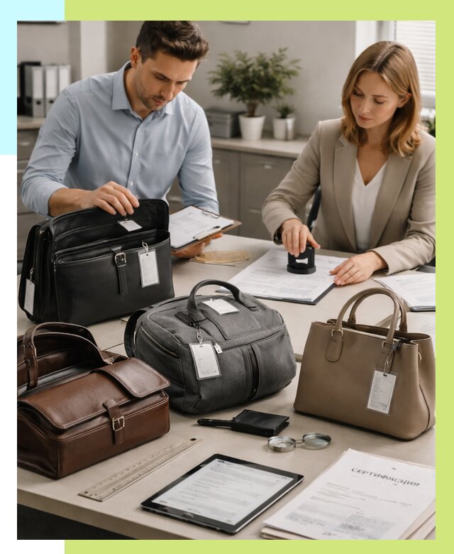 Сертификация сумок в Кашире от 7811 руб. | Алешин-Кшр