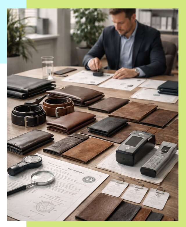 Сертификация кожаных изделий в Кашире от 12497 р. | Алешин-Кшр