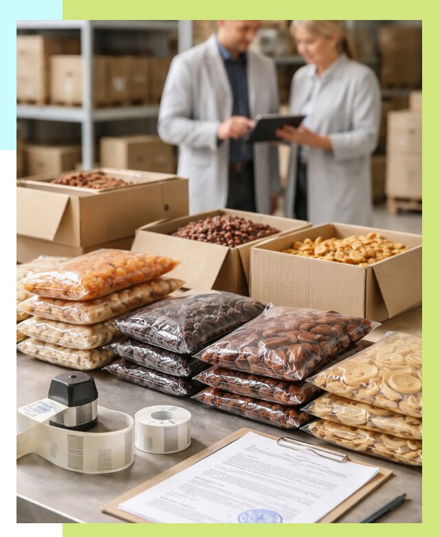 Сертификация сухофруктов в Кашире от 12497 р. | Алешин-Кшр под ключ