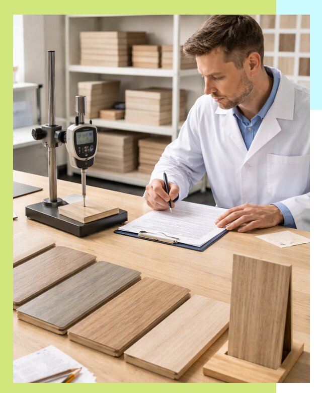 Сертификация ламината с испытаниями и оформлением документов в Кашире
