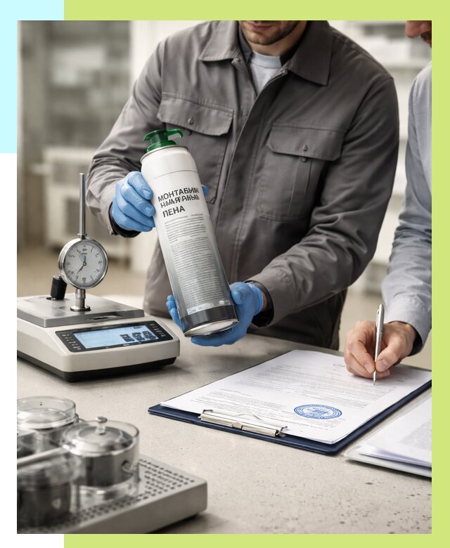 Сертификация монтажной пены в Кашире от 15621 р. | Алешин-Кшр