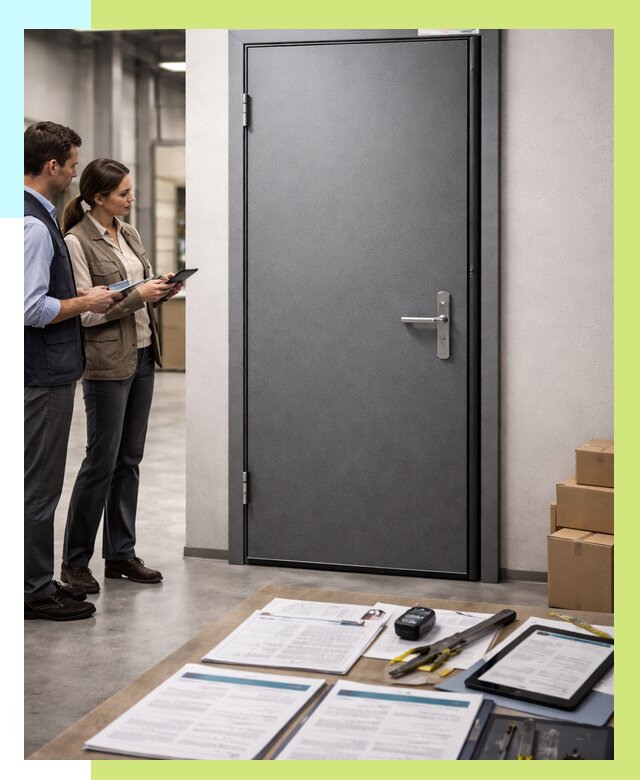 Сертификация противопожарных дверей в Кашире от 9373 р. | Алешин-Кшр