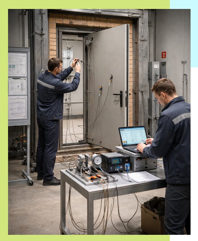 Сертификация противопожарных дверей в Кашире по ГОСТ и ТР