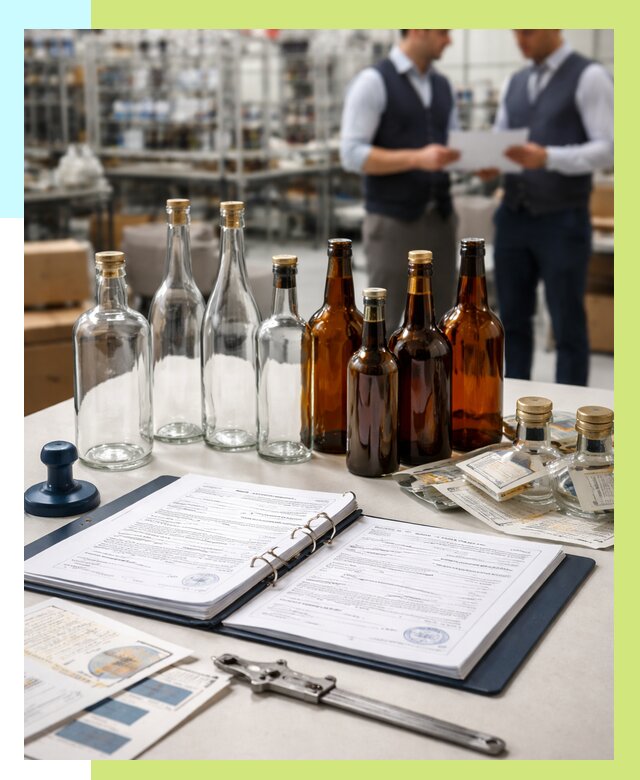 Сертификация стеклянных бутылок в Кашире от 26035 р. | Алешин-Кшр