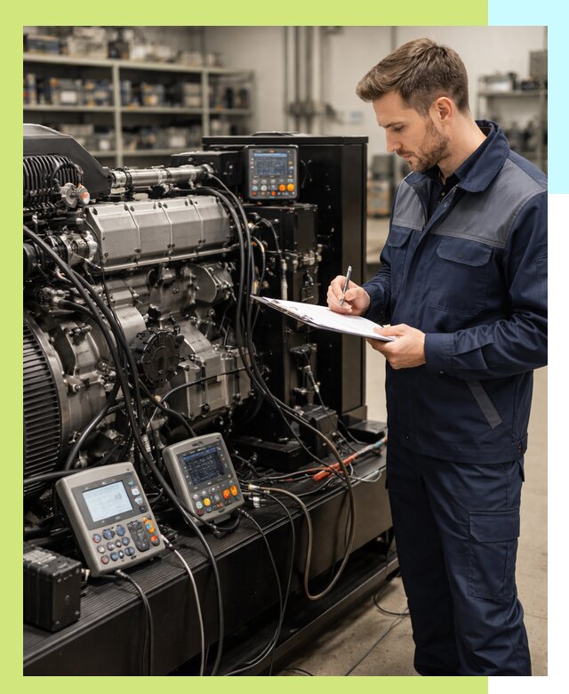Сертификация дизельных генераторов и их оборудования в Кашире