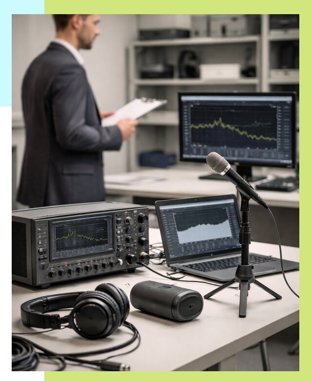 Сертификация аудиотехники в Кашире от 15621 р., Алешин-Кшр