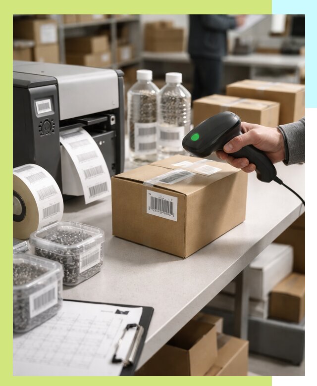 Штрихкодирование продукции и маркировка для продажи в Кашире
