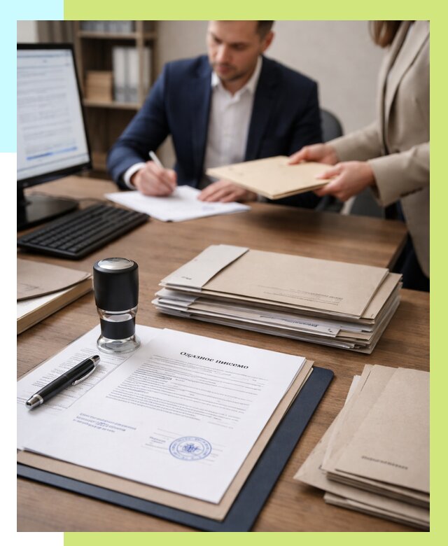 Отказное письмо для таможни в Кашире от 3124 р, Алешин-Кшр