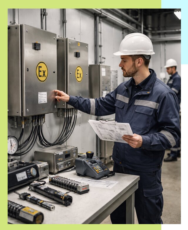 Сертификат взрывозащиты промышленного оборудования в Кашире