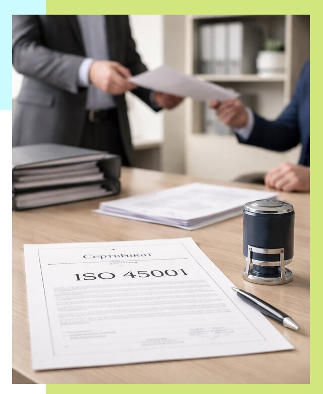 Сертификат ISO 45001 в Кашире под ключ от 46863 р. | Алешин-Кшр