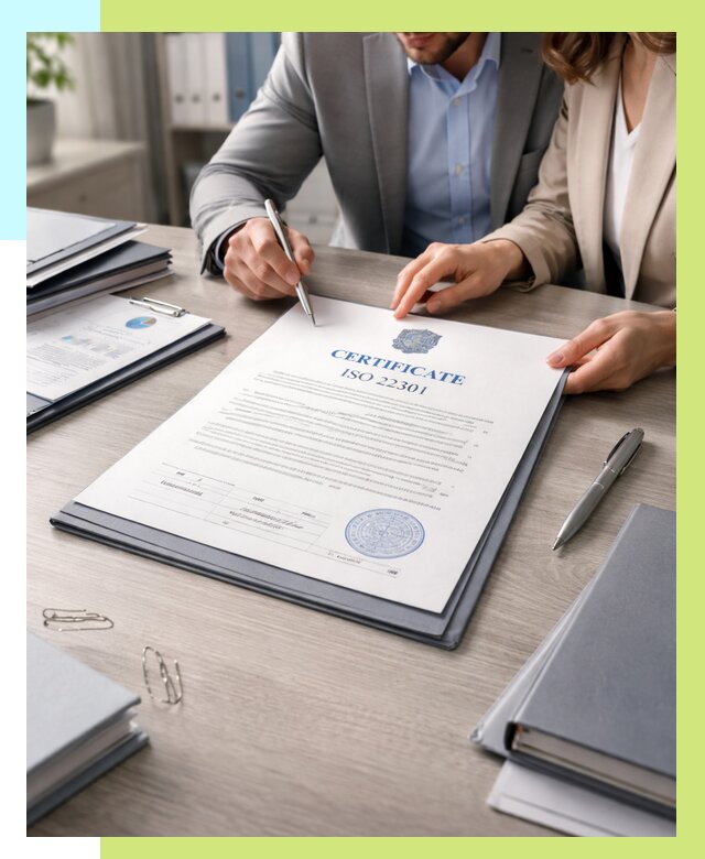 Сертификат ISO 22301 в Кашире от 46863 р. | Алешин-Кшр срочно
