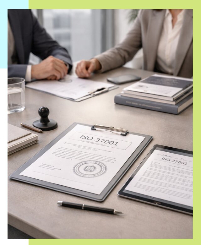 Сертификат ISO 37001 в Кашире оформить от 124968 р. Алешин-Кшр
