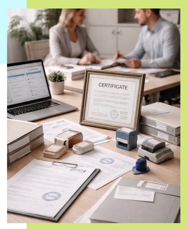 Сертификация компании в Кашире от 46863 р. | Алешин-Кшр — заказ